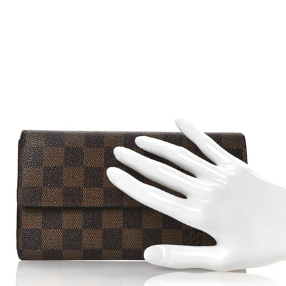 Louis Vuitton Damier Ebene Porte Tresor International Wallet 2 of 13