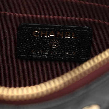 Chanel Caviar Quilted Cosmetic Case Black 6 of 7