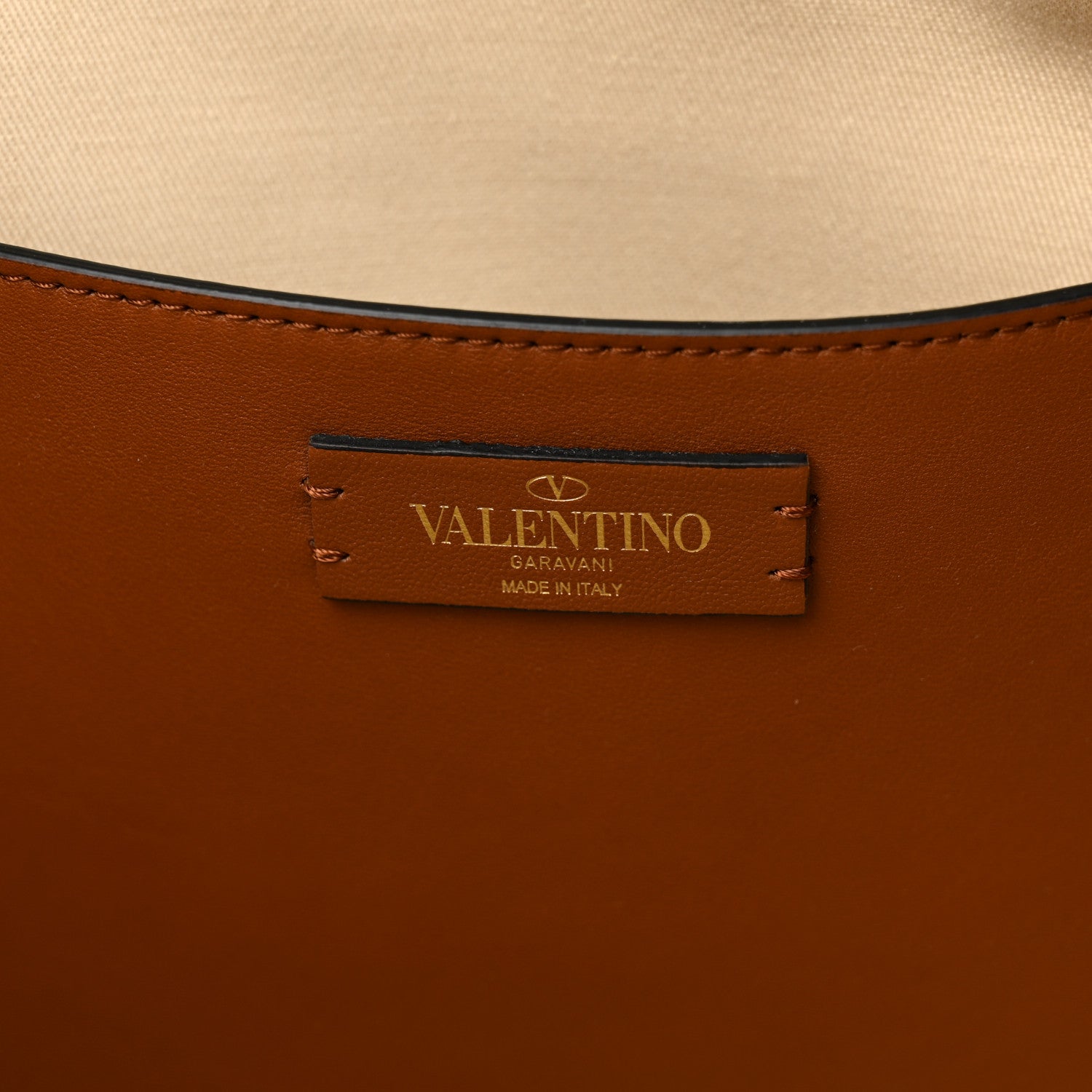 Valentino Garavani Raffia Calfskin Vlogo Shoulder Tote Naturale Selleria 6 of 9