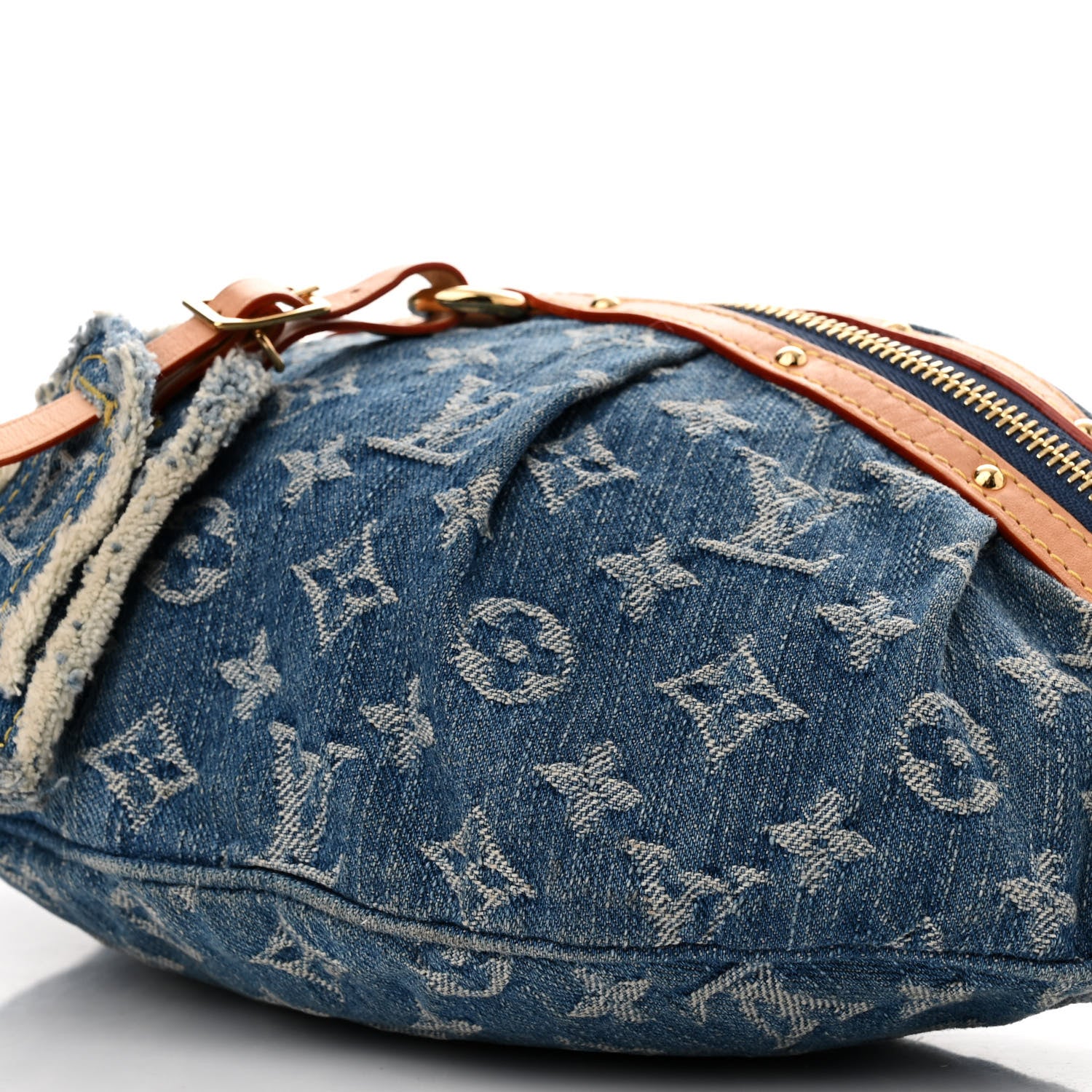 Louis Vuitton Monogram Denim High Rise Bumbag Blue 10 of 10