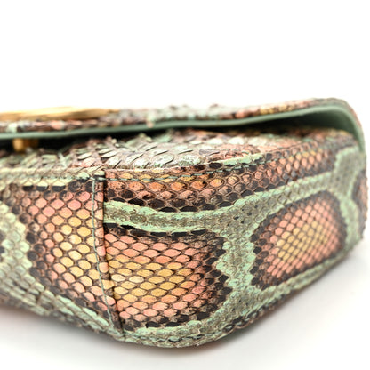 Gucci Snakeskin Matelasse GG Marmont Chain Belt Bag 10 of 11