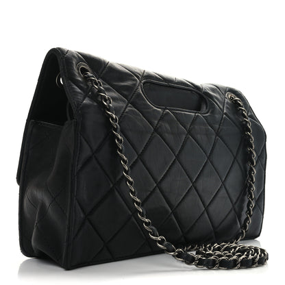 Chanel Washed Lambskin Jumbo Take Away Flap Black 3 of 10