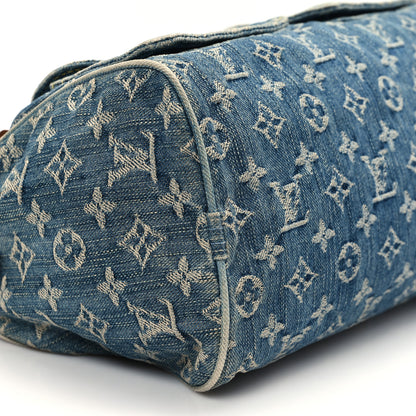 Louis Vuitton Monogram Denim Neo Speedy Blue 8 of 11