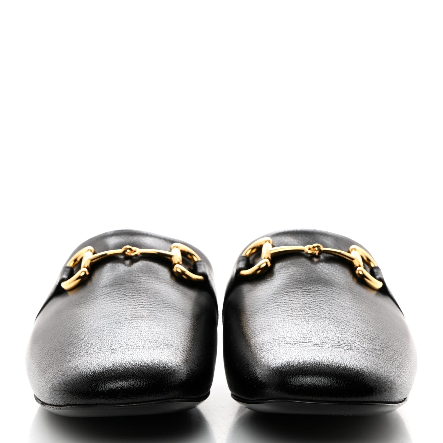 Gucci Goatskin Horsebit Men's Pericle Slippers 10 Black 2 of 9