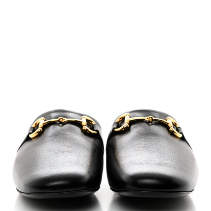 Gucci Goatskin Horsebit Men's Pericle Slippers 10 Black 2 of 9