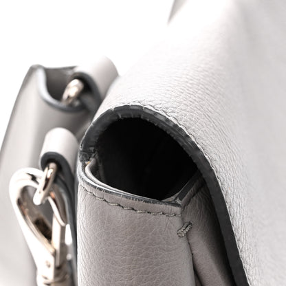 Givenchy Grained Calfskin Medium Pandora Pure Flap Bag Pearl Grey 12 of 12