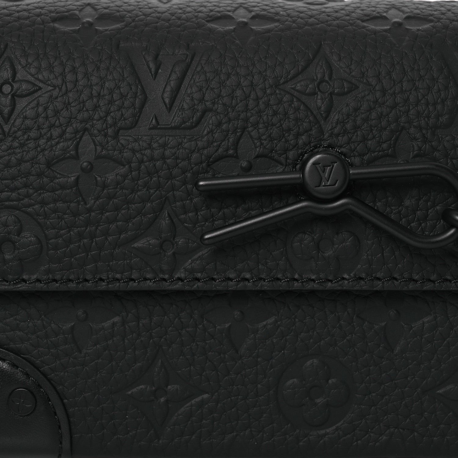 Louis Vuitton Taurillon Monogram Steamer Wearable Wallet Black 8 of 13