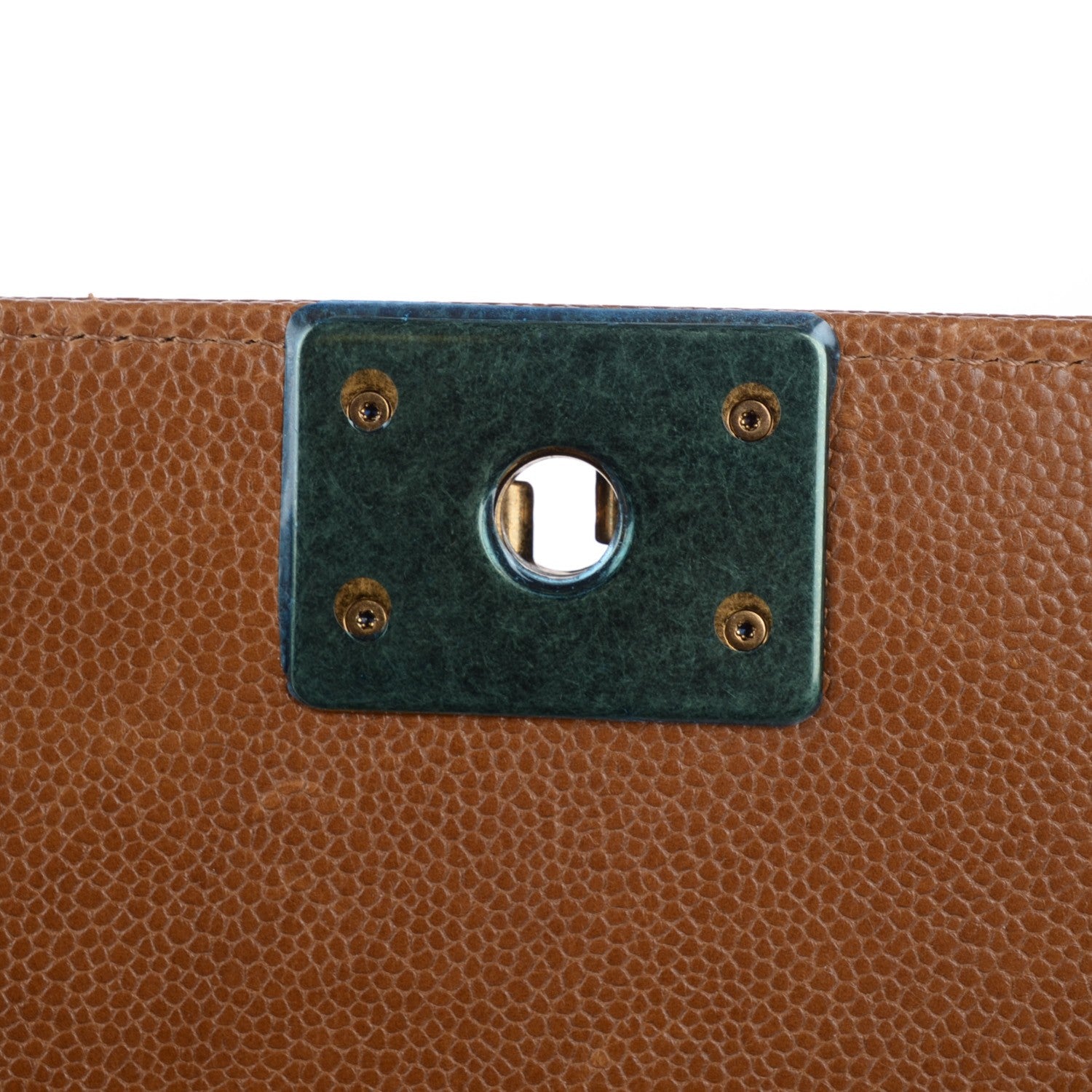 Chanel Caviar Quilted Medium Boy Flap Light Brown 8 of 9
