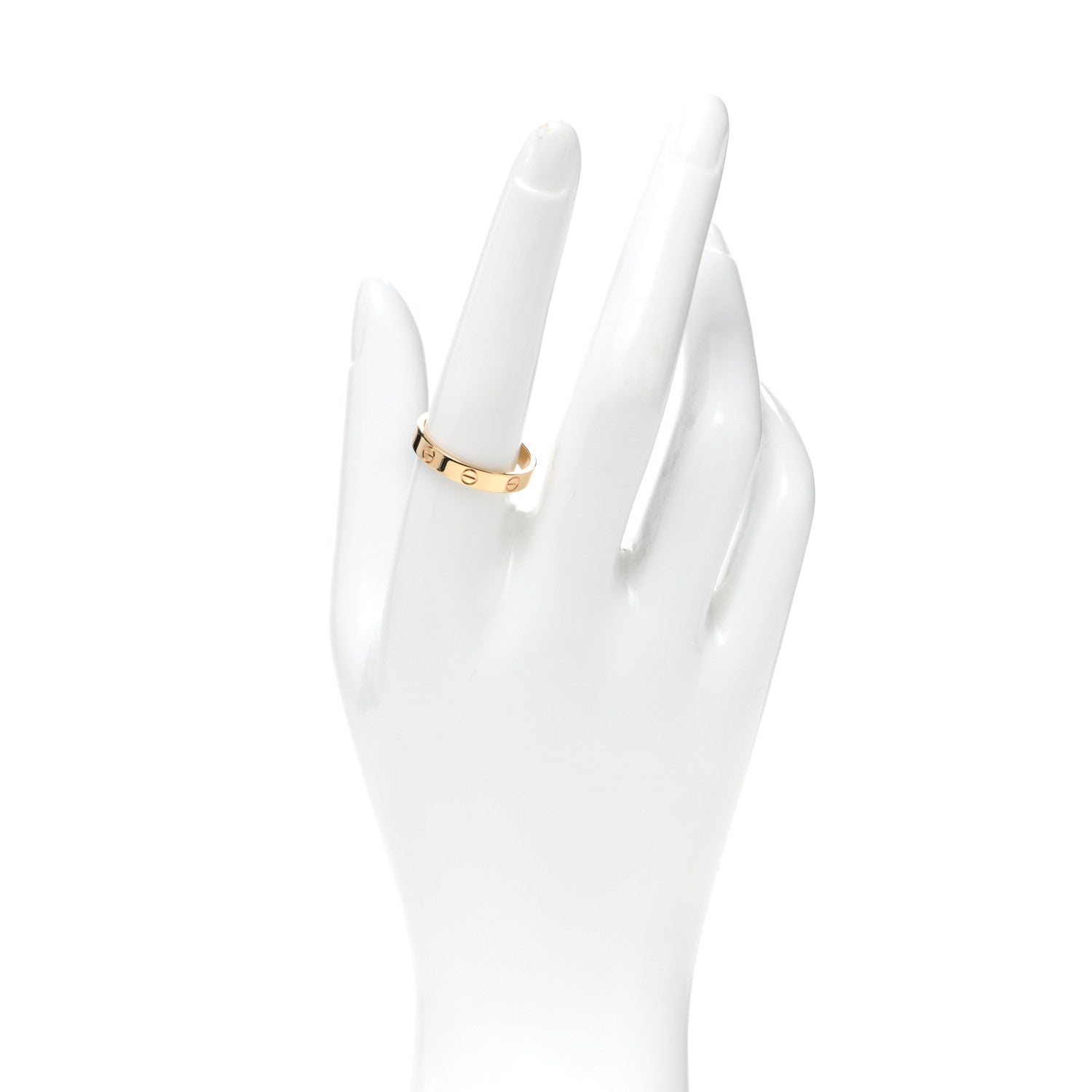 Cartier 18K Yellow Gold 3.5mm LOVE Wedding Band Ring 59 8.75 2 of 6