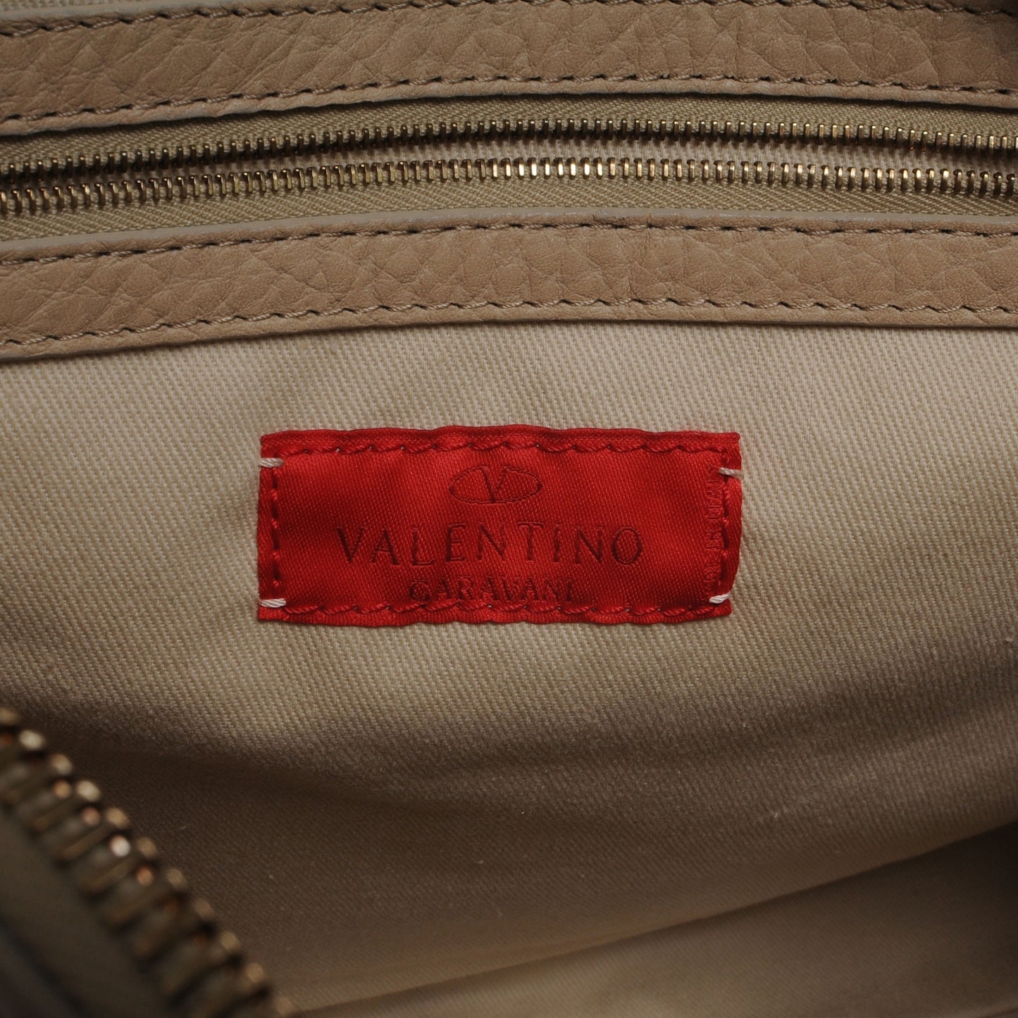 Leather Pleated Maizeon Tote Tan
