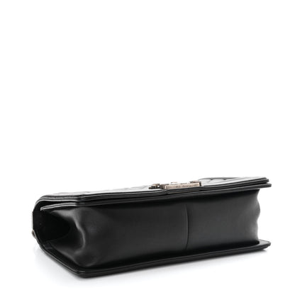 Chanel Calfskin Quilted Medium Boy Flap Black 5 of 13