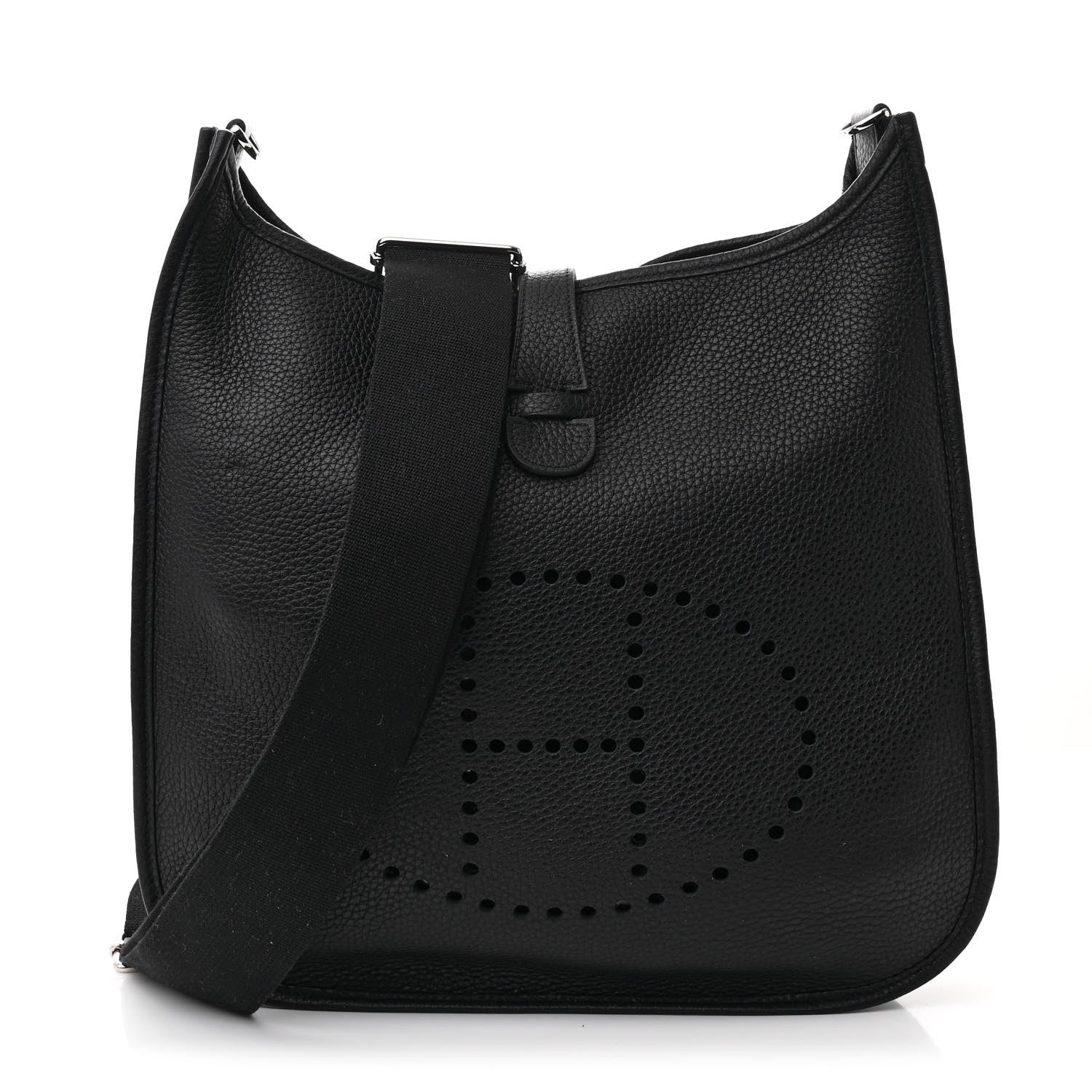 Hermes Taurillon Clemence Evelyne III GM Black 1 of 12