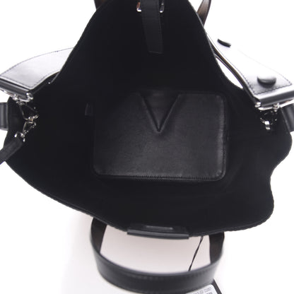 MCM Visetos Small Gunta Shopper Cognac Black 6 of 11
