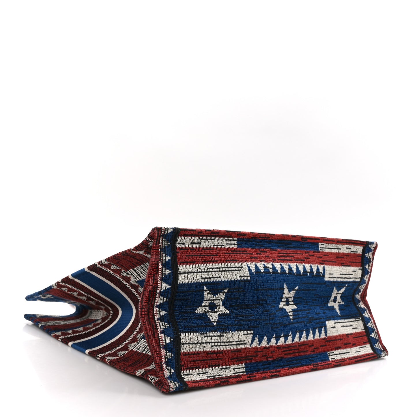 Canvas Embroidered Exclusive US Book Tote Multicolor