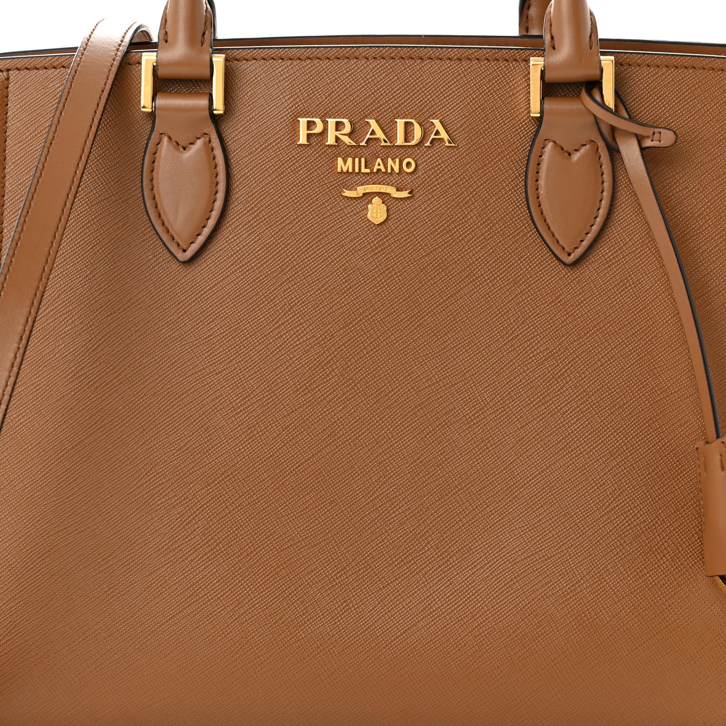 Saffiano Soft Calfskin Tote Cannella