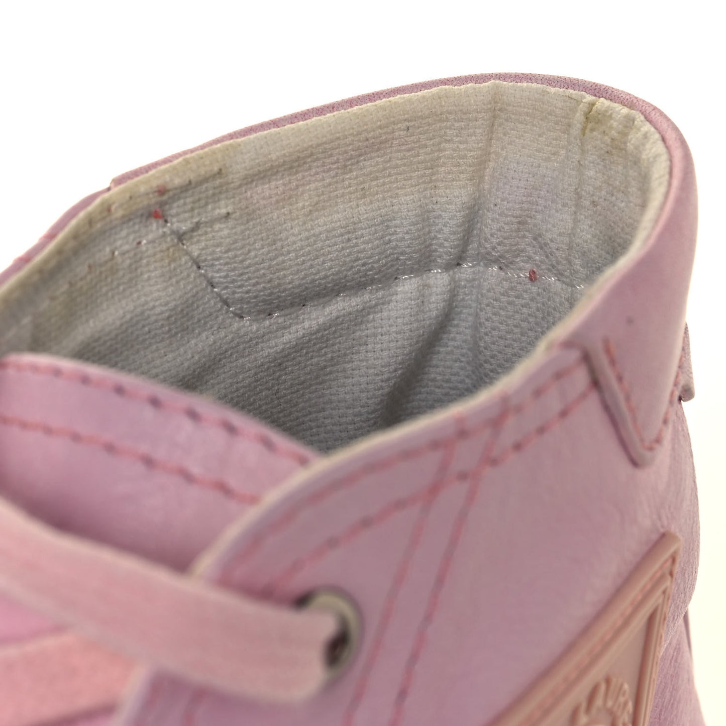 Calfskin Bedford Emblem Hightop Sneakers 39 Pastel Pink