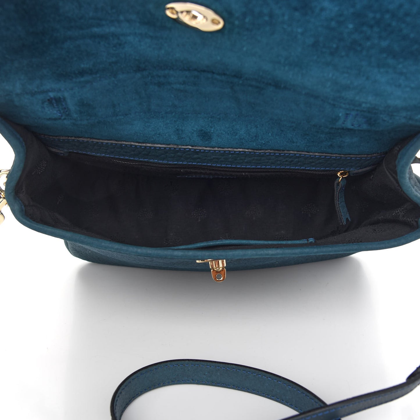Shrunken Calfskin Medium Bryn Petrol