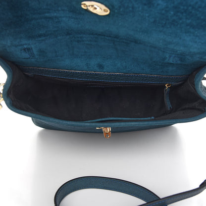 Mulberry Shrunken Calfskin Medium Bryn Petrol 5 of 8