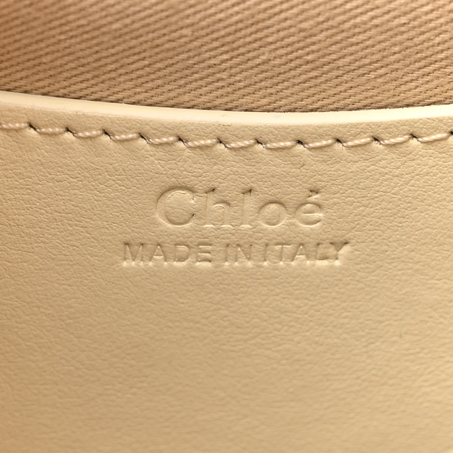 Chloe Calfskin Small Tess Bag Natural White 6 of 13