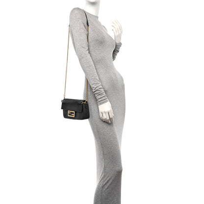 Fendi Lizard Mini Baguette Blue 2 of 10