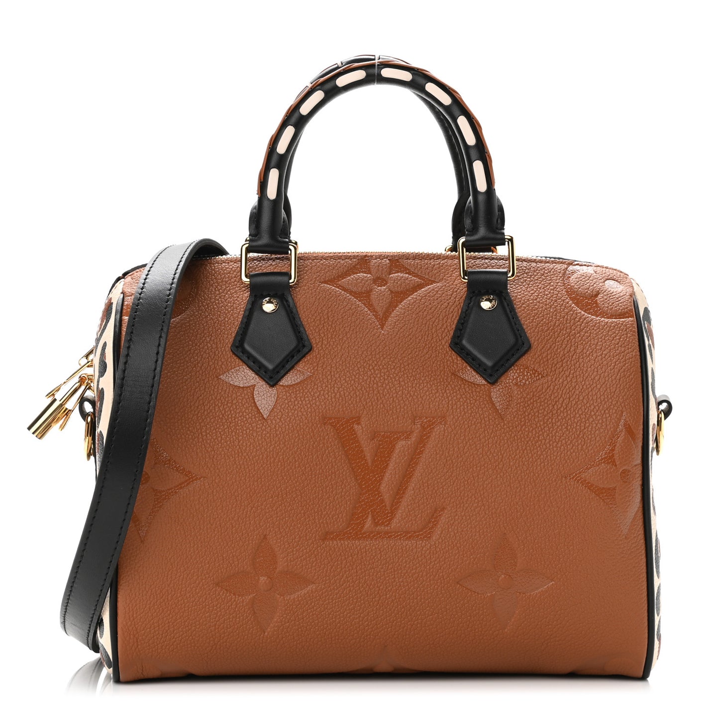 Empreinte Monogram Giant Wild At Heart Speedy Bandouliere 25 Caramel