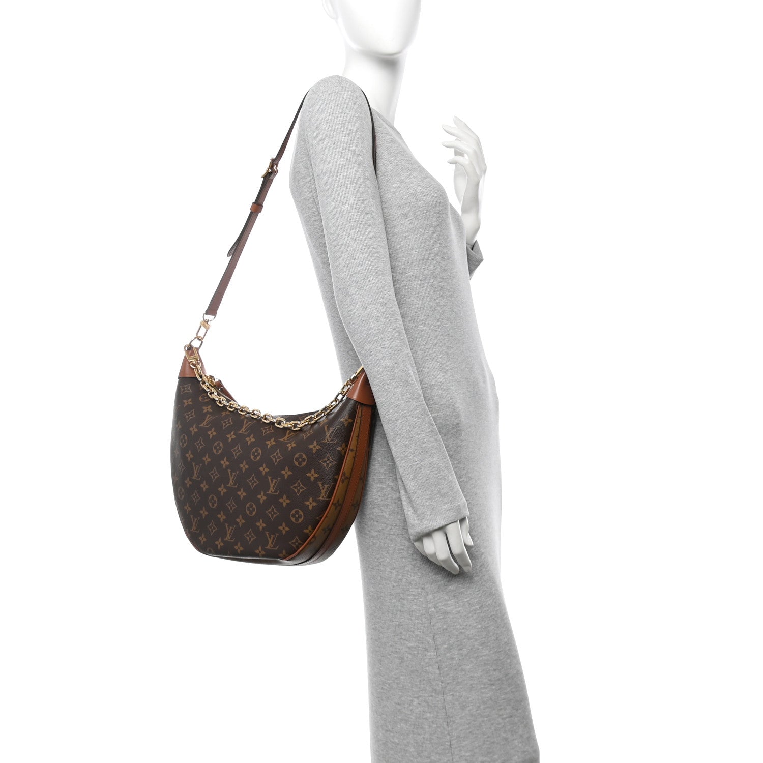 Louis Vuitton Reverse Monogram Loop Hobo 2 of 10