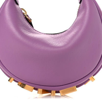 Fendi Vitello Grace New Matte Nano Fendigraphy Hobo Charm Agapanto 8 of 11