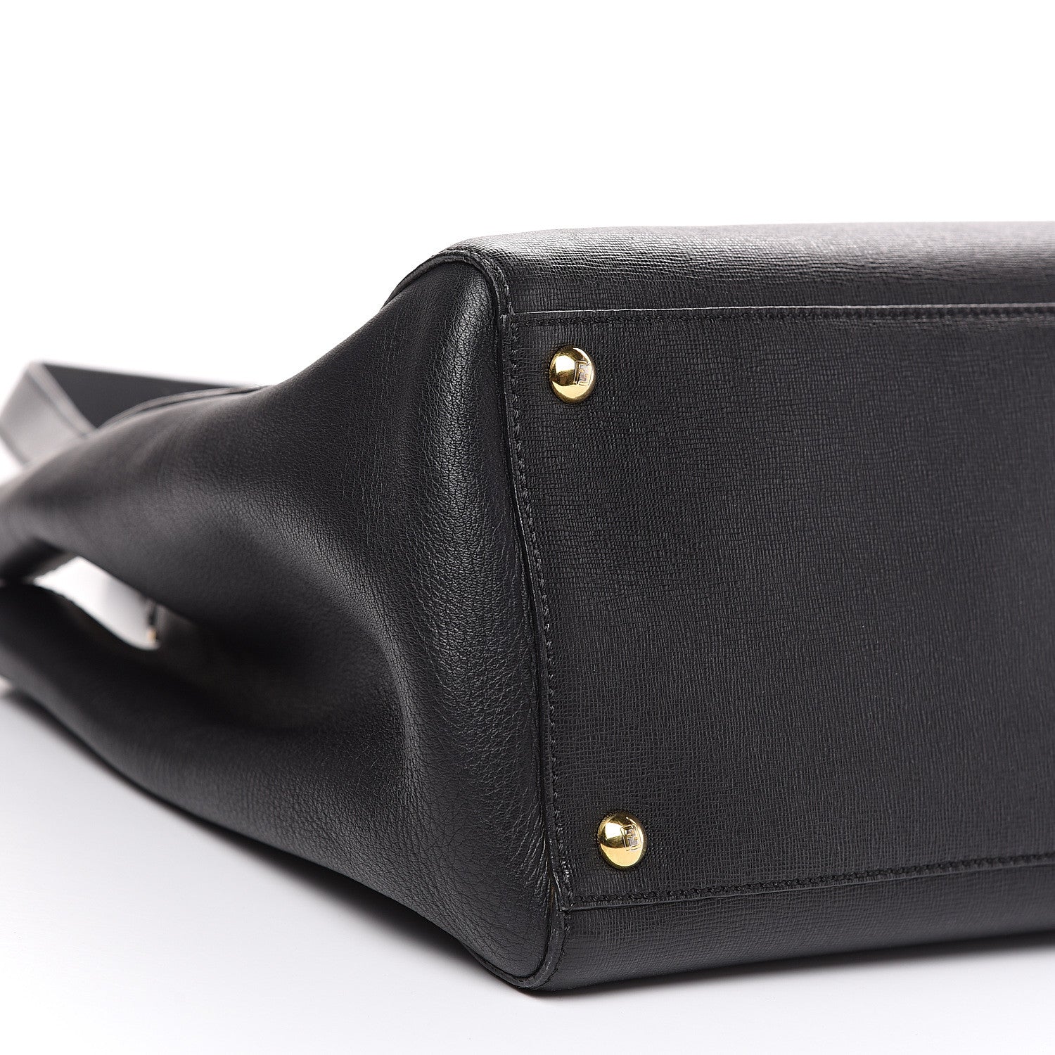 Fendi Vitello Elite Regular 2Jours Tote Black 9 of 12