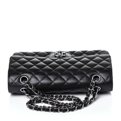 Chanel Caviar Quilted Medium Double Flap Black 10 of 12