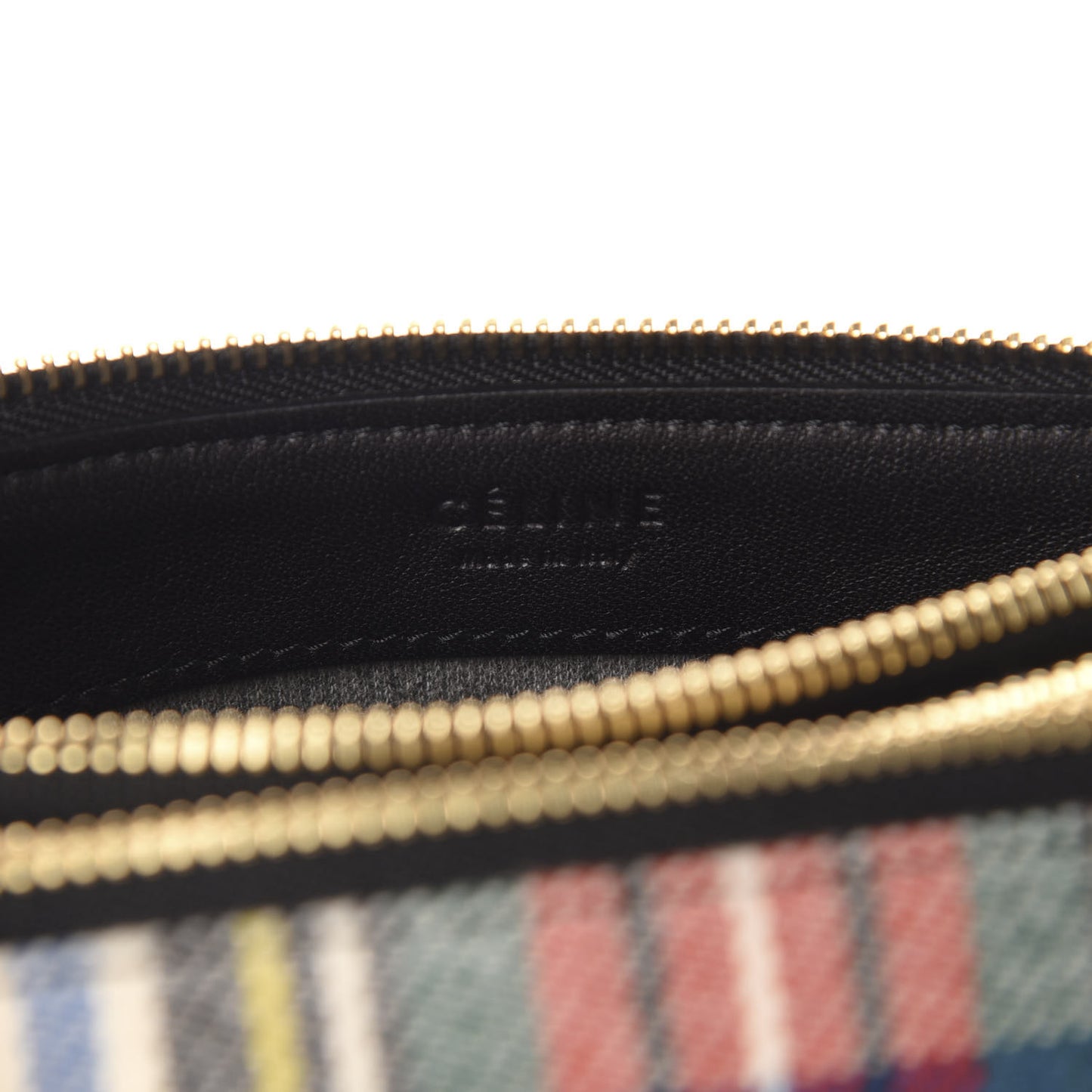 Tartan Felt Plaid Small Trio Crossbody Bag Red Blue