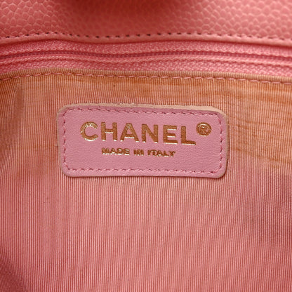Chanel Caviar Quilted Petit Shopping Tote PST Pink 5 of 9