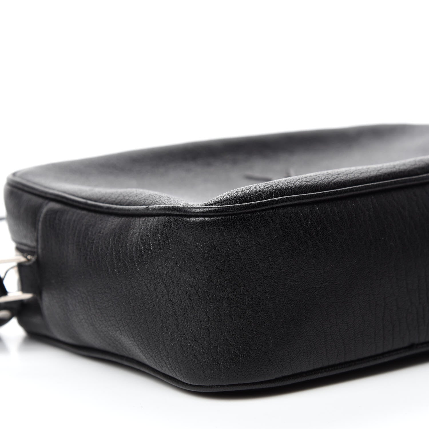 Saint Laurent Lambskin Monogram Small Lou Camera Bag Black 6 of 13