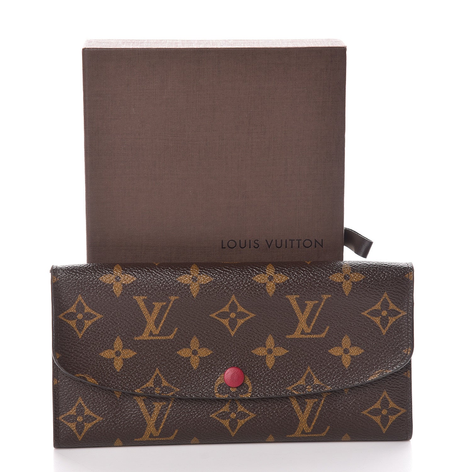 Louis Vuitton Monogram Emilie Wallet Fuchsia 9 of 9
