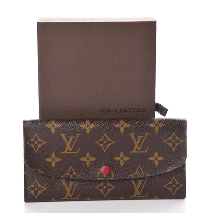 Louis Vuitton Monogram Emilie Wallet Fuchsia 9 of 9