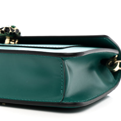 Bulgari Calfskin Serpenti Forever Chain Wallet Emerald Green 10 of 12