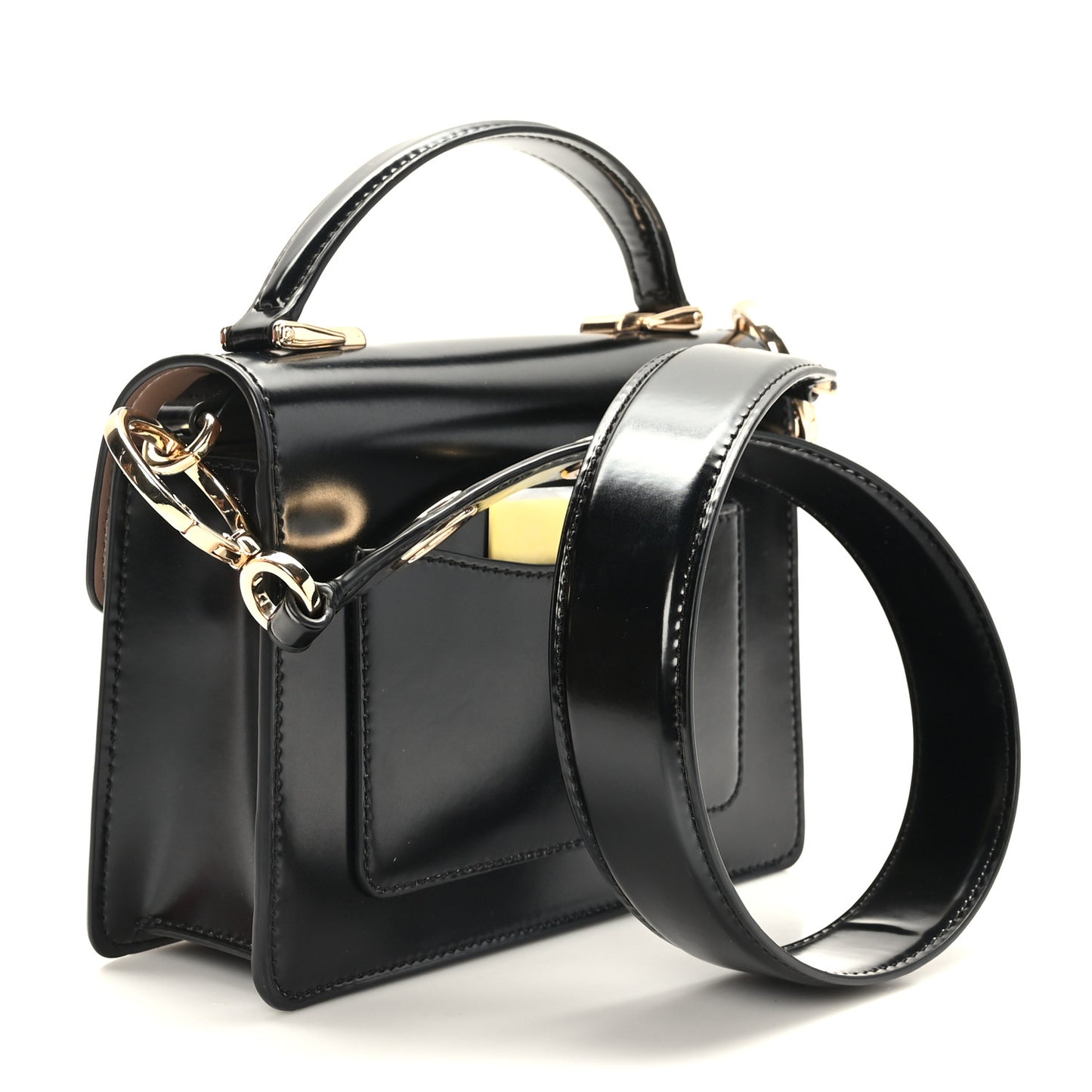 Calfskin The Downtown Shoulder Bag Black