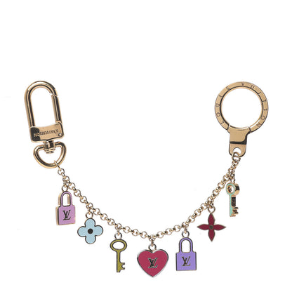 Louis Vuitton Enamel Pretty Charms Key Chain Holder Bag Charm 1 of 4
