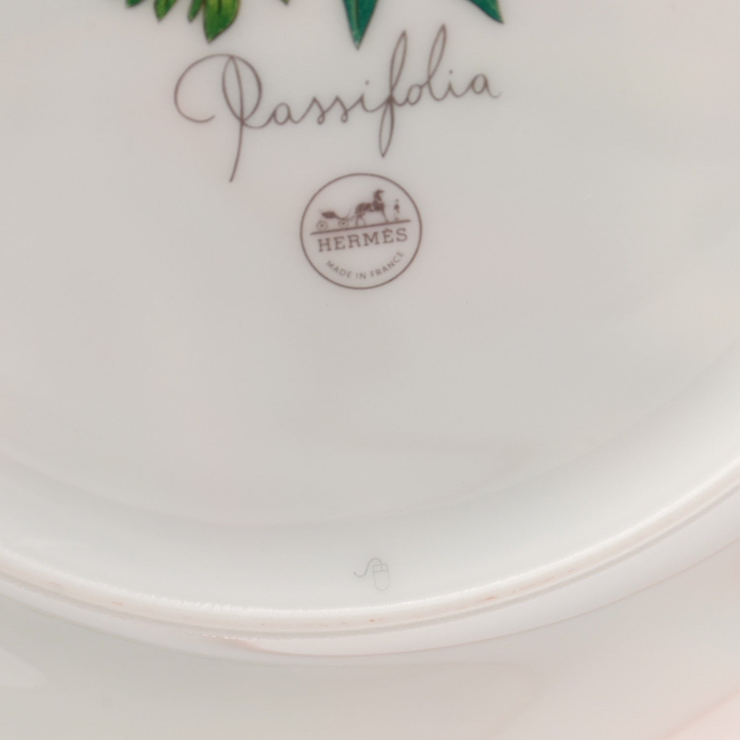 Hermes Porcelain Passifolia Dessert Plate N°1 Set of 2 7 of 8