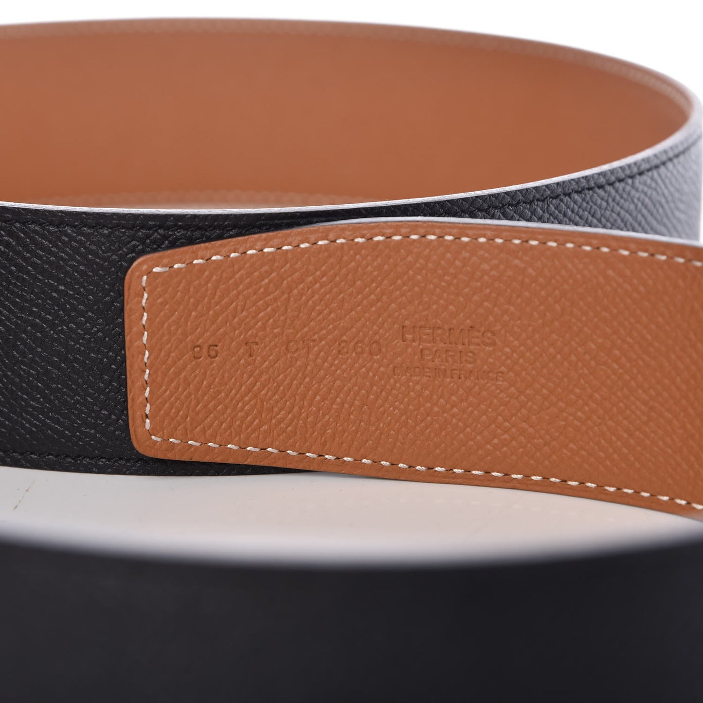 Epsom 42mm Constance 2 Belt 95 Black Gold