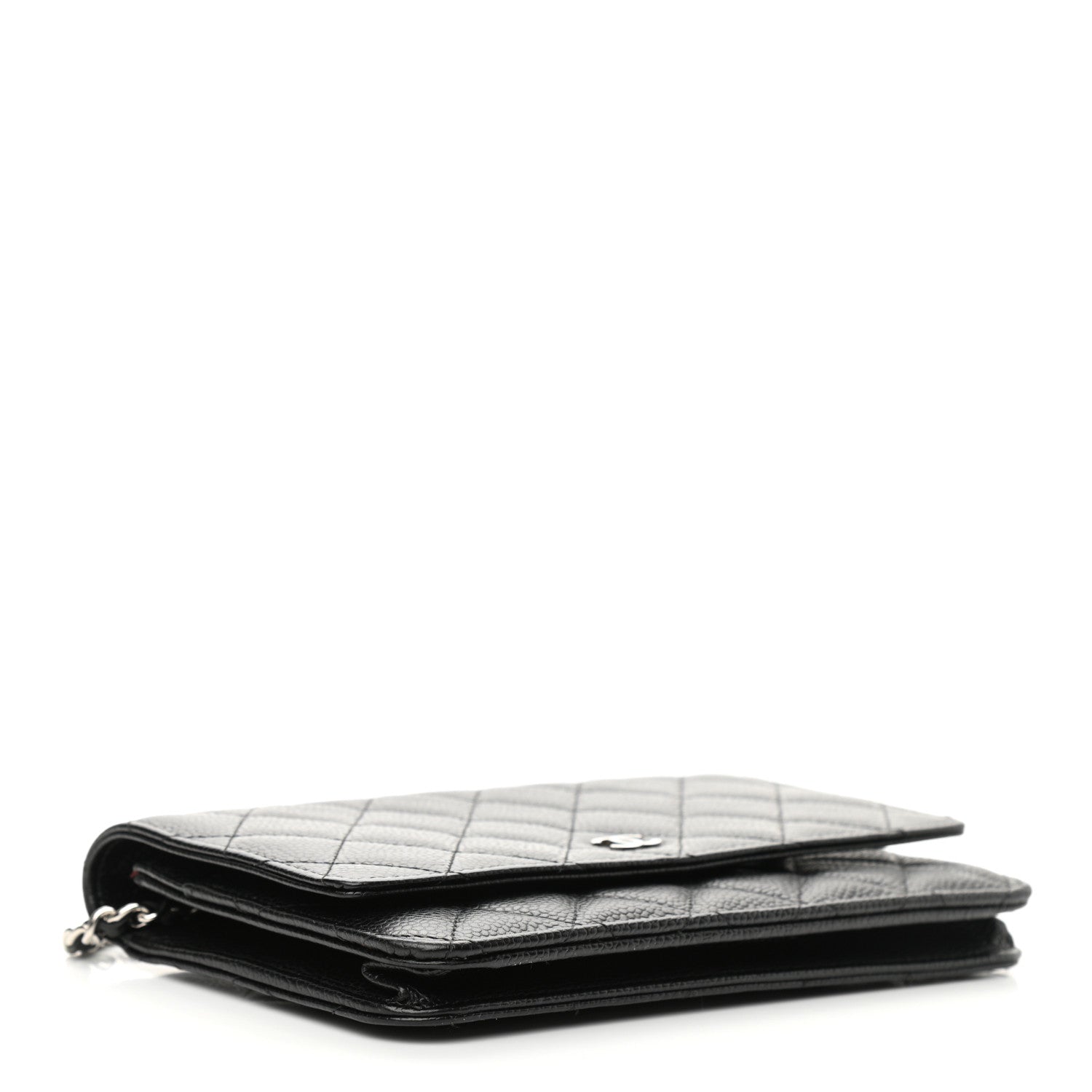 Chanel Caviar Quilted Wallet On Chain WOC Black 4 of 12