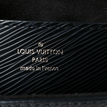 Louis Vuitton Epi Whipstitch Heart Twist Shoulder Bag MM Black 7 of 11