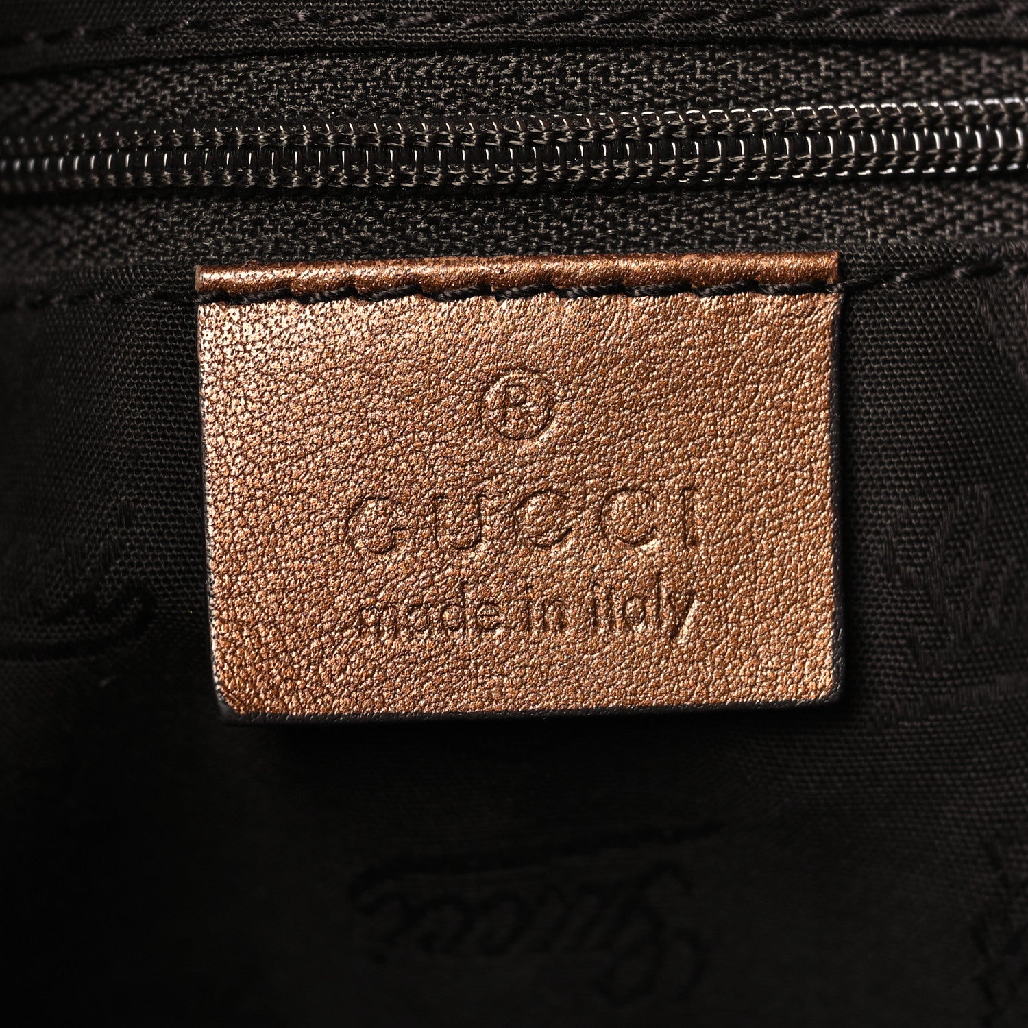 Gucci Metallic Soft Guccissima Medium Sukey Top Handle Bag Bronze 6 of 12