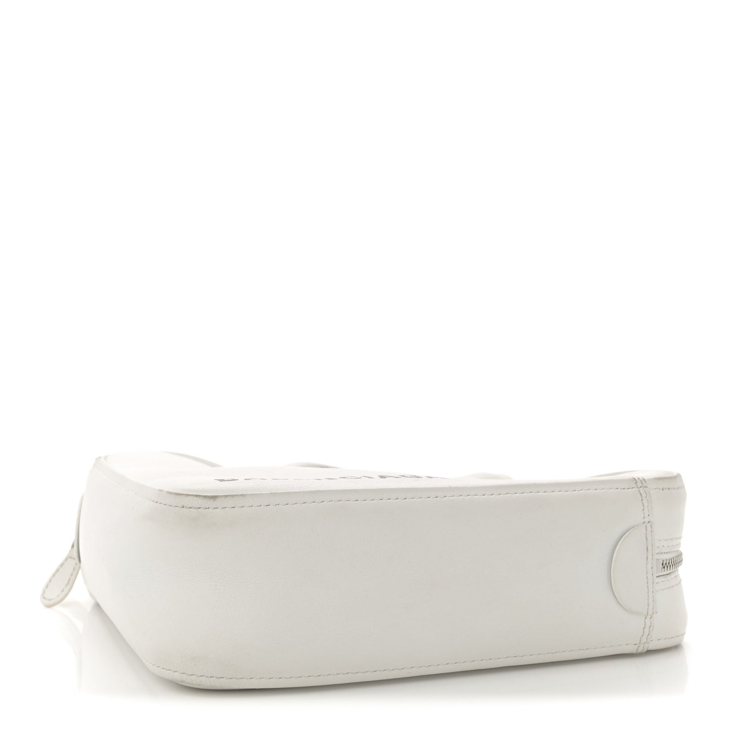 Calfskin XS Triangle Chain Duffle White