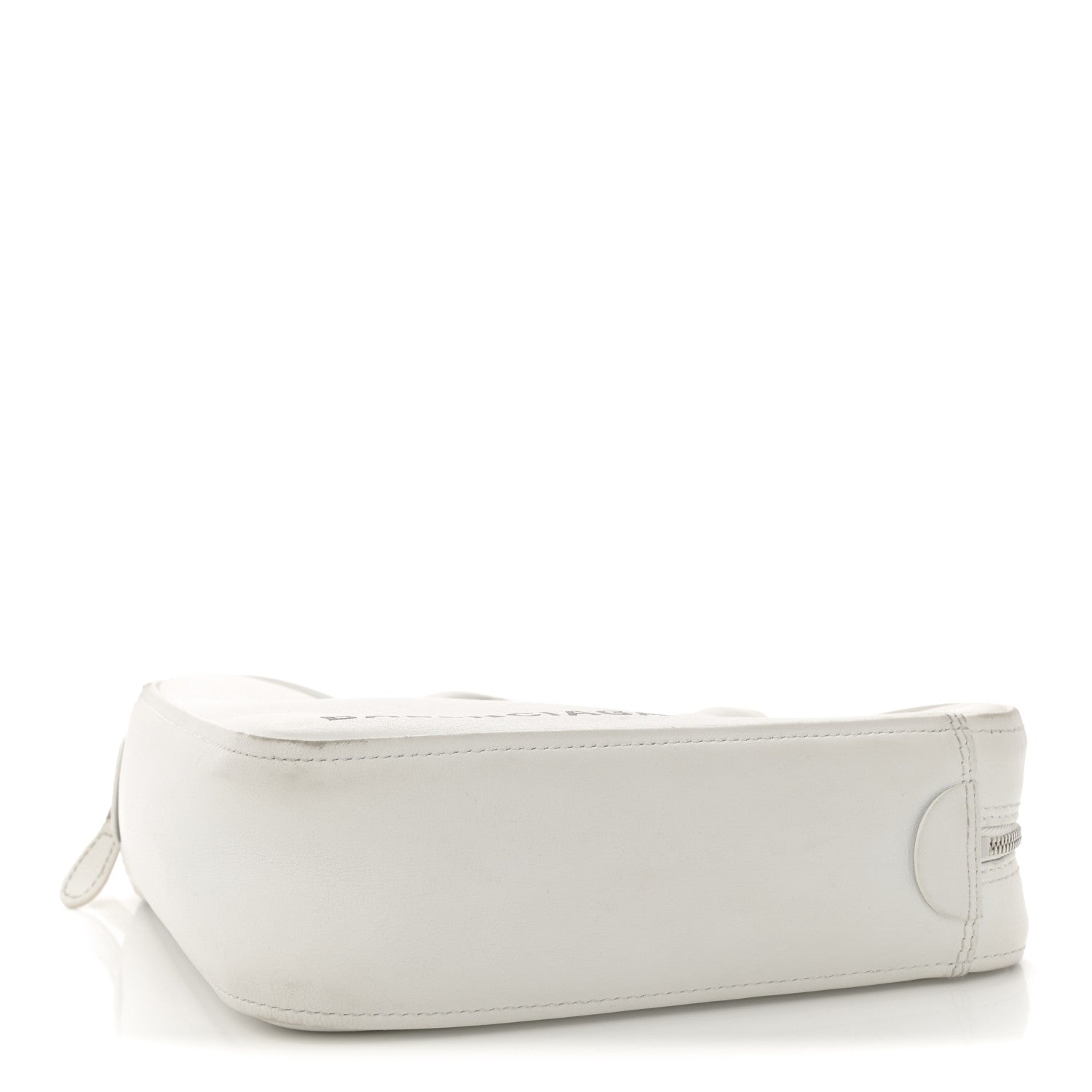 Balenciaga Calfskin XS Triangle Chain Duffle White 4 of 13