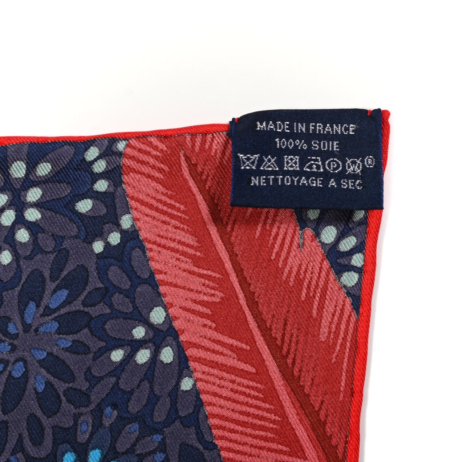 Hermes Silk L'Espirit de la Foret Scarf 90 Rouge Marine Rouge 2 of 6