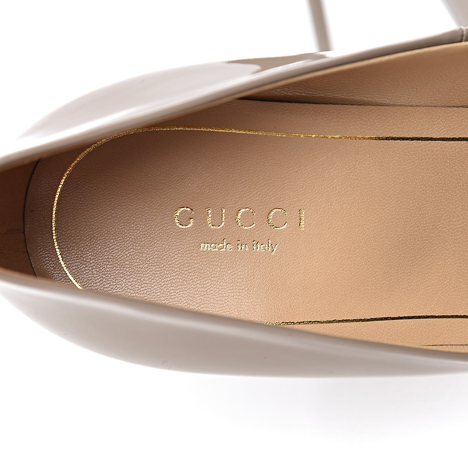 Gucci Vernice Crystal Pumps 40.5 New Fango 6 of 10