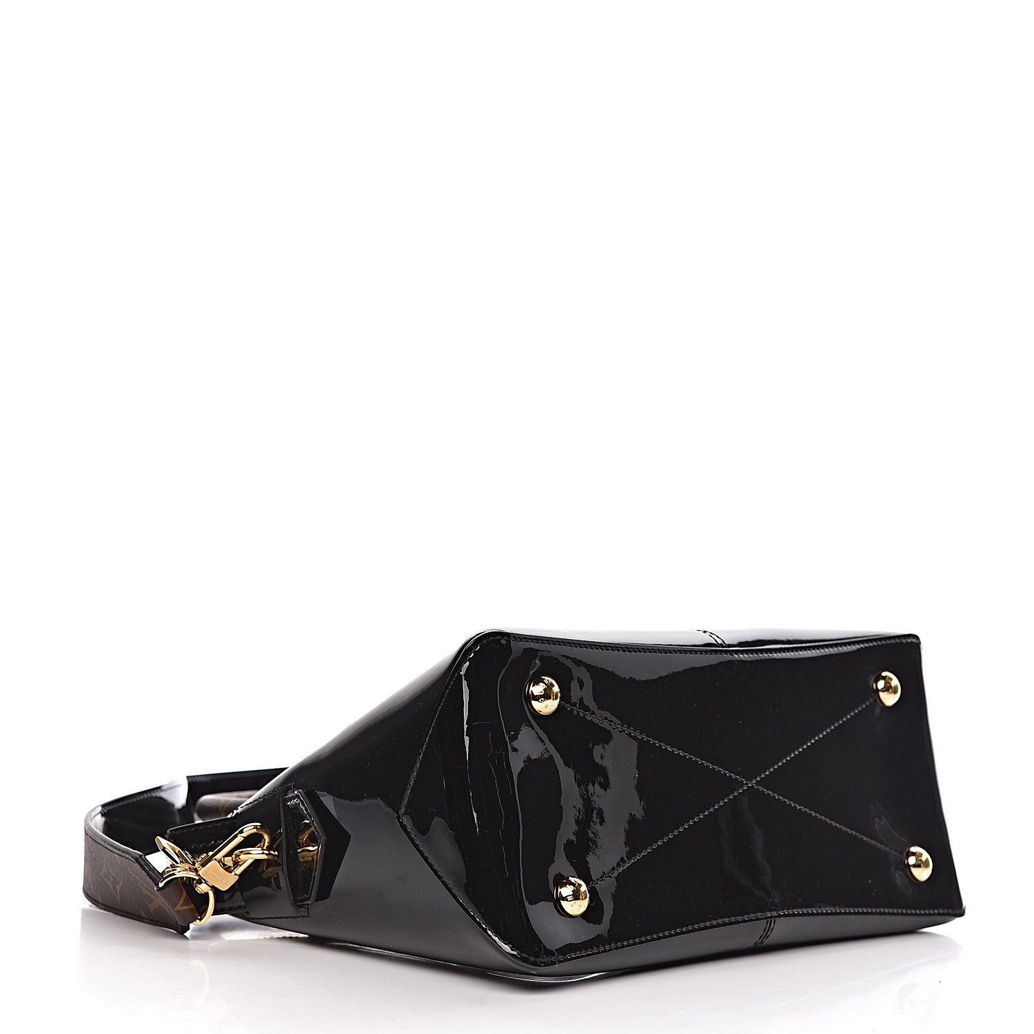 Louis Vuitton Patent Calfskin Miroir Tote Black 5 of 11