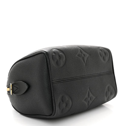 Louis Vuitton Empreinte Monogram Giant Speedy Bandouliere 20 Black 4 of 9