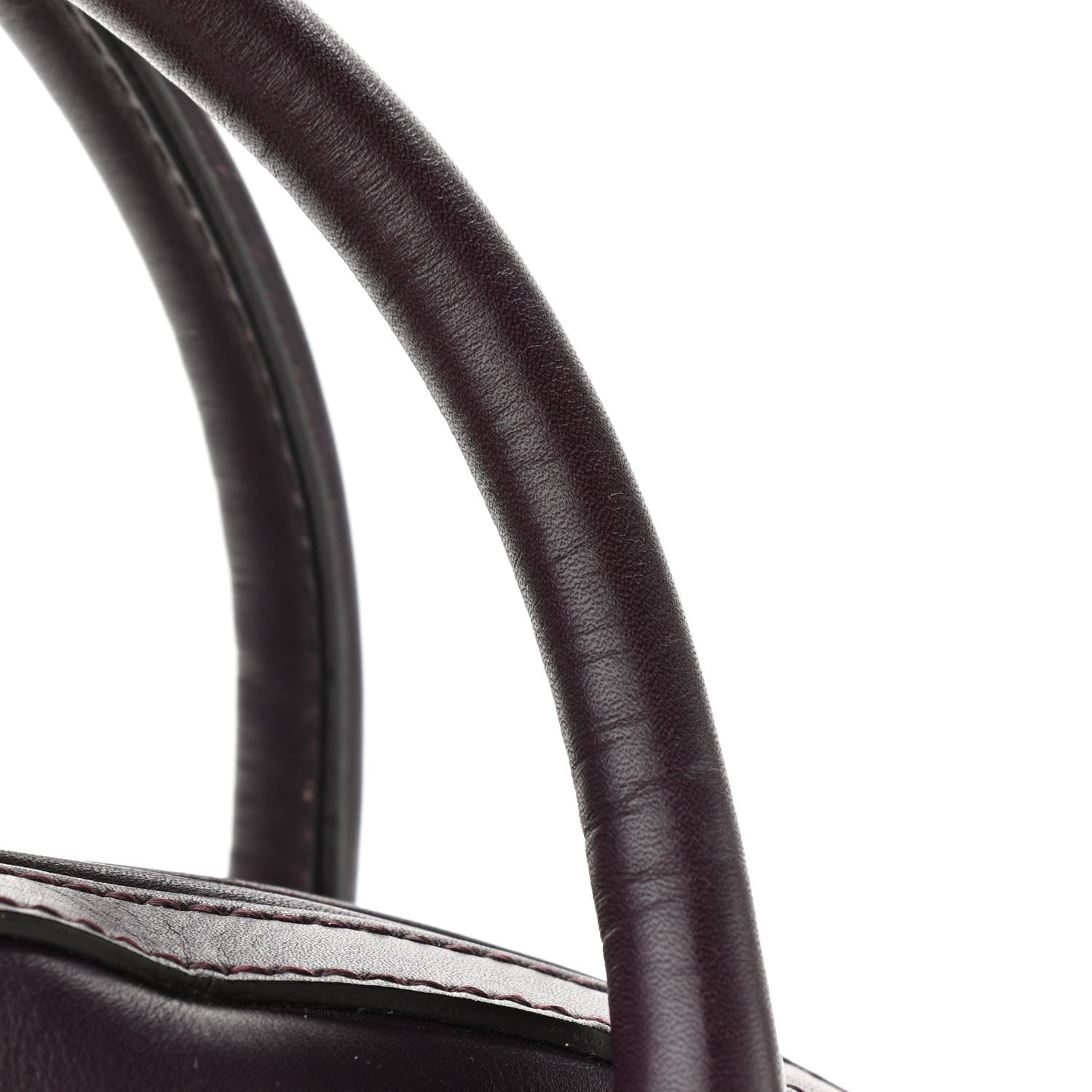 Salvatore Ferragamo Calfskin Fiamma Bag Plum 15 of 16