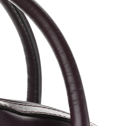 Salvatore Ferragamo Calfskin Fiamma Bag Plum 15 of 16